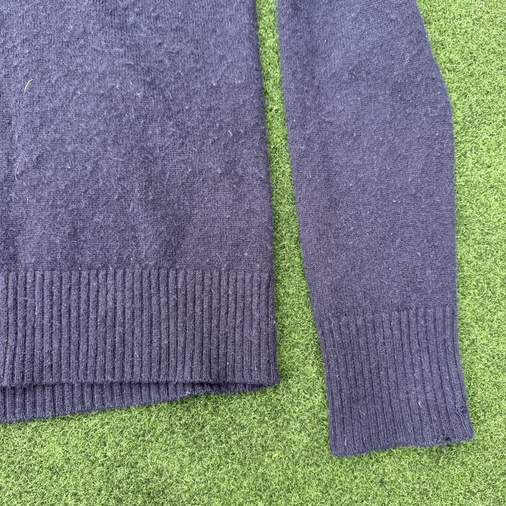 J. CREW Cashmere Cardigan Sweater Size Small Blue 100% Cashmere Soft Nice Womens - Picture 5 of 10